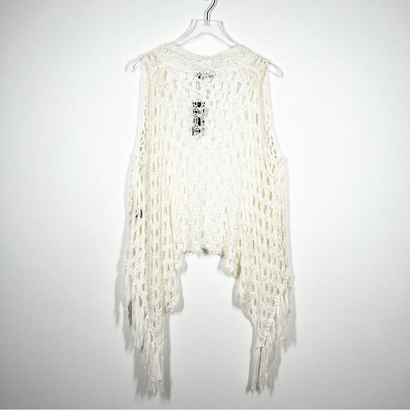 BCBG Maxazria Women's Size Medium New With Tags NWT Crochet Open Front Cardigan - Picture 3 of 9